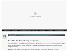 Tablet Screenshot of fatrastavby.cz